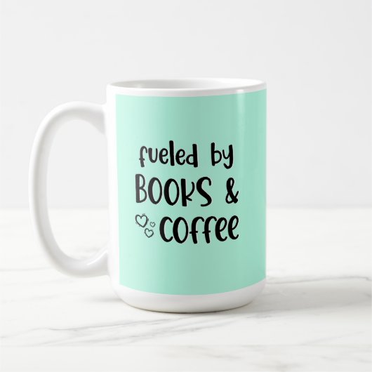 Mug Alimenté par les livres (Gauche)