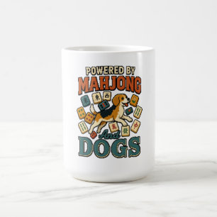 Mug Alimenté par Mahjong & Beagles : Pixel Art Amoureu