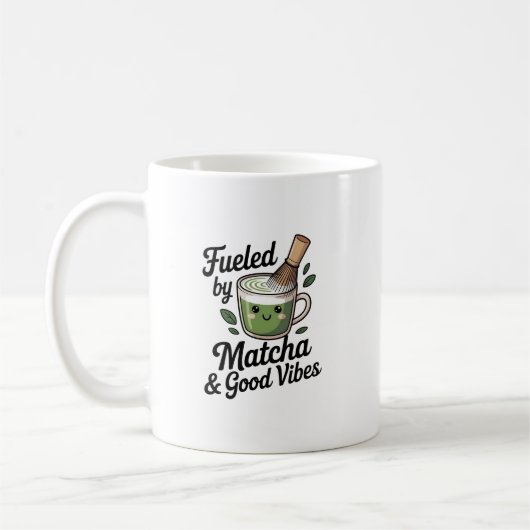 Mug Alimenté par Matcha & Good Vibes - Cute Tea Lover  (Gauche)