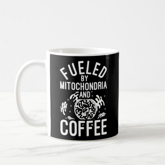 Mug Alimenté Par Mitochondria Et Le Biologiste Scienti (Gauche)
