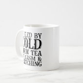 Mug Alimenté Par Thé Froid Sarcasme Et Sketching (Devant gauche)