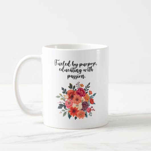 Mug Alimenté par une éducation passionnée (Gauche)