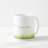 Mug Alimenté par [Vos Mots] - Citation modifiable (Devant droit)