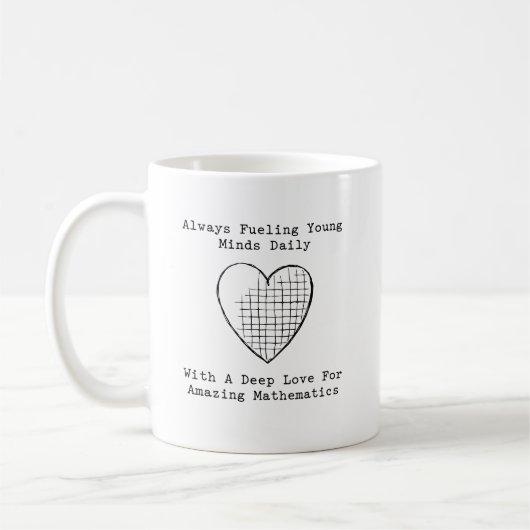 Mug Alimenter les jeunes esprits avec amour pour les m (Gauche)