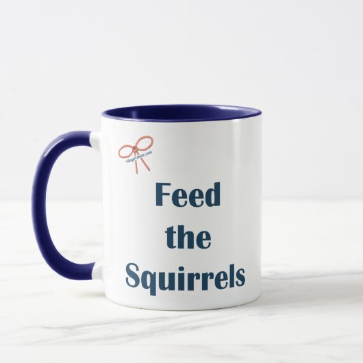 Mug Alimentez aux écureuils les rappels (Gauche)
