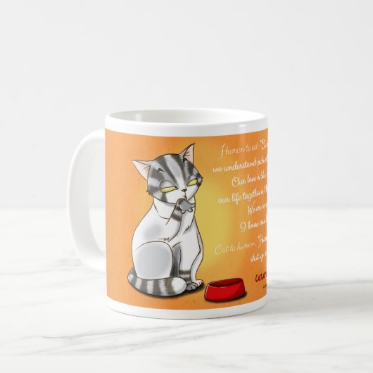 Mug Alimentez l'amour (Devant gauche)