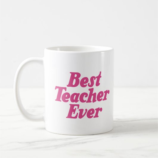 Mug Alimentez votre journée d'enseignant avec une coup (Gauche)