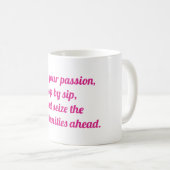 Mug Alimentez votre passion, sip by sip, ... (Devant droit)