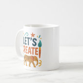 Mug Alimentons votre imagination et créons (Devant gauche)