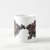 Mug Aliments de style rétro, noix et amandes, fruits e (Centre)