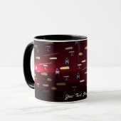Mug Aliments délicieux Feux de canneberge (Devant gauche)