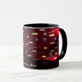 Mug Aliments délicieux Feux de canneberge (Devant droit)