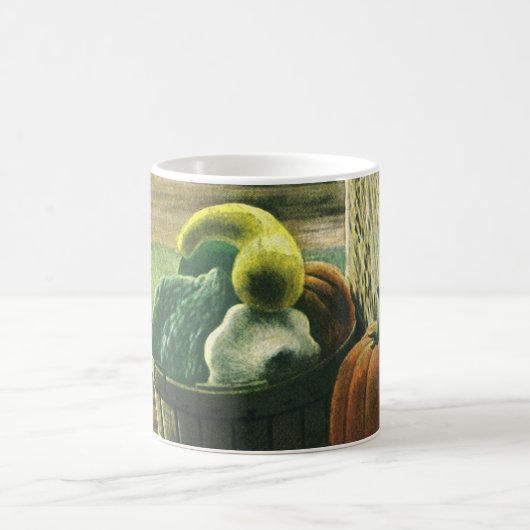 Mug Aliments vintages, courge d'hiver, Citrouilles et  (Centre)