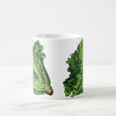 Mug Aliments vintages, Légumes à la feuille verte (Centre)