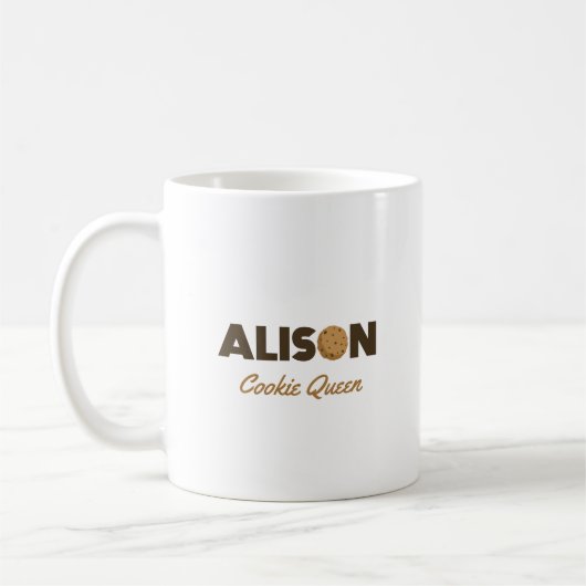 Mug Alison cookie queen (Gauche)
