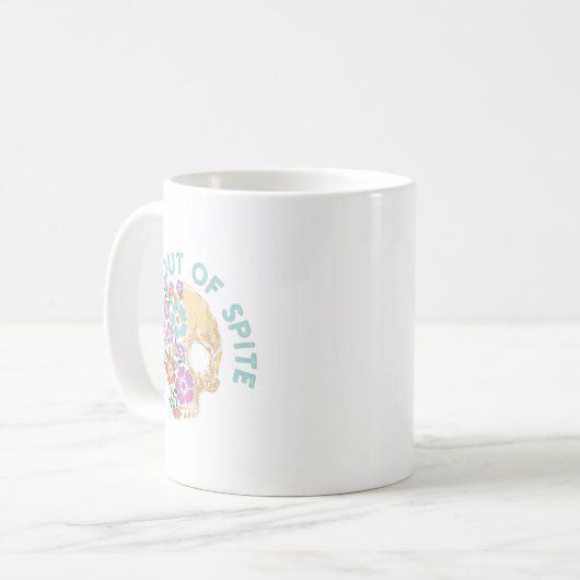 Mug Alive Out Of Ste Skull Quote  (Devant gauche)