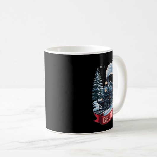 Mug All Aboard Polar Express Christmas North Pole Xmas (Devant droit)