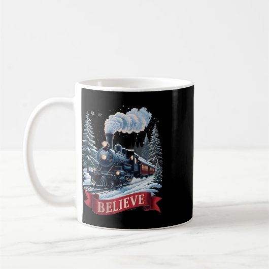 Mug All Aboard Polar Express Christmas North Pole Xmas (Gauche)