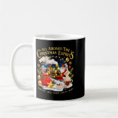 Mug All Aboard The Christmas Express Train Santa Holid (Gauche)