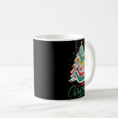 Mug All Booked For Christmas Book Xmas Tree Lights Rea (Devant droit)