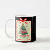 Mug All Booked For Christmas Coquette Bow Tree Lights  (Gauche)