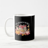 Mug All Booked For Fall Books Coffee Fall Leaves Pumpk (Gauche)
