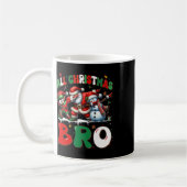 Mug All Christmas Bro Xmas Santa Elf Snowman Dabbing M (Gauche)