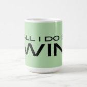 Mug "All I Do Is Win" Minimalist Motivational Message (Centre)