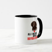 Mug All I Need Is Love and My Boykin Spaniel Coffee (Devant droit)