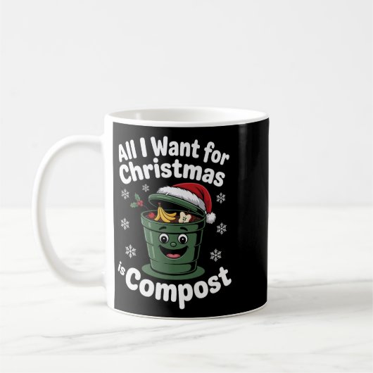 Mug All I Want Comst Zero-waste Christmas Environmenta (Gauche)