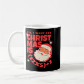 Mug All I Want For Christmas Is 6 7 _ 67 Math Problem  (Gauche)