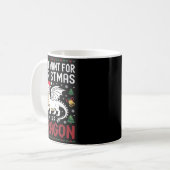 Mug All I Want For Christmas Is A Dragon Xmas Ugly Swe (Devant gauche)