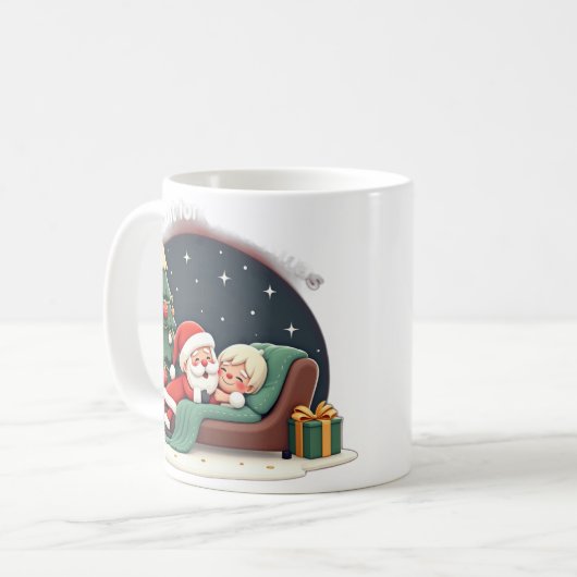 Mug All I want for Christmas is a long nap (Devant gauche)
