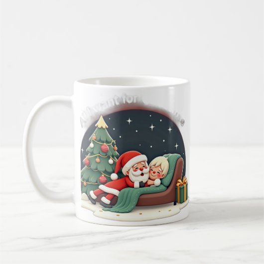 Mug All I want for Christmas is a long nap (Gauche)