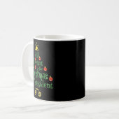 Mug All I Want For Christmas Is A New President Funny (Devant gauche)