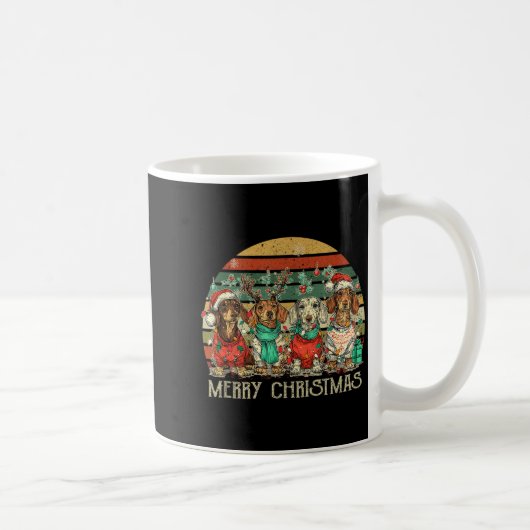 Mug All I Want For Christmas Is More Dachshunds Ugly X (Droite)