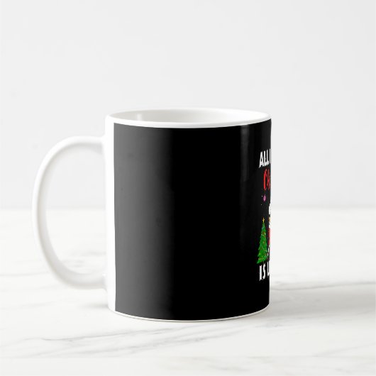 Mug All I Want For Christmas Is Unicorn (Gauche)