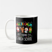 Mug All Is Calm Funny Xmas High School Christmas Seaso (Gauche)