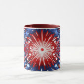 Mug All Men Are Created Equal Graphic Fireworks Pop (Centre)