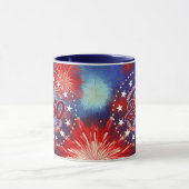 Mug  All Men Are Created Graphic Fireworks Burst (Centre)
