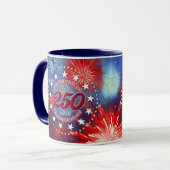 Mug  All Men Are Created Graphic Fireworks Burst (Devant gauche)