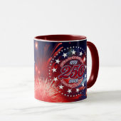 Mug All Men Are Created Graphics Fireworks Clouds (Devant droit)