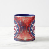 Mug All Men Are Created Graphics Fireworks Clouds RWB (Centre)