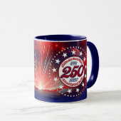 Mug All Men Are Created Graphics Fireworks Clouds Wh (Devant droit)