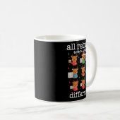 Mug All Reindeer Communicate Differently Xmas Autism A (Devant droit)