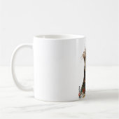 Mug "All Things Change" Japanese Cat in Kimono Art (Gauche)