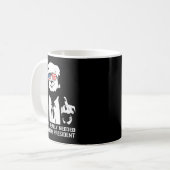 Mug All We Needed Was A New President Finger - Funny T (Devant gauche)
