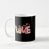 Mug All You Need Is Love Saint Bernard And Coffee Vale (Gauche)