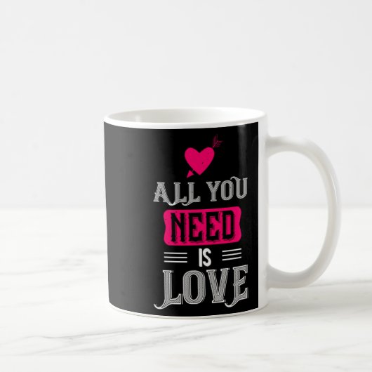 Mug All You Need Is Love Valentines Day For Him Her  (Droite)
