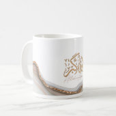 Mug Allahu Akbar en arabe calligraphie islamique Art (Devant gauche)